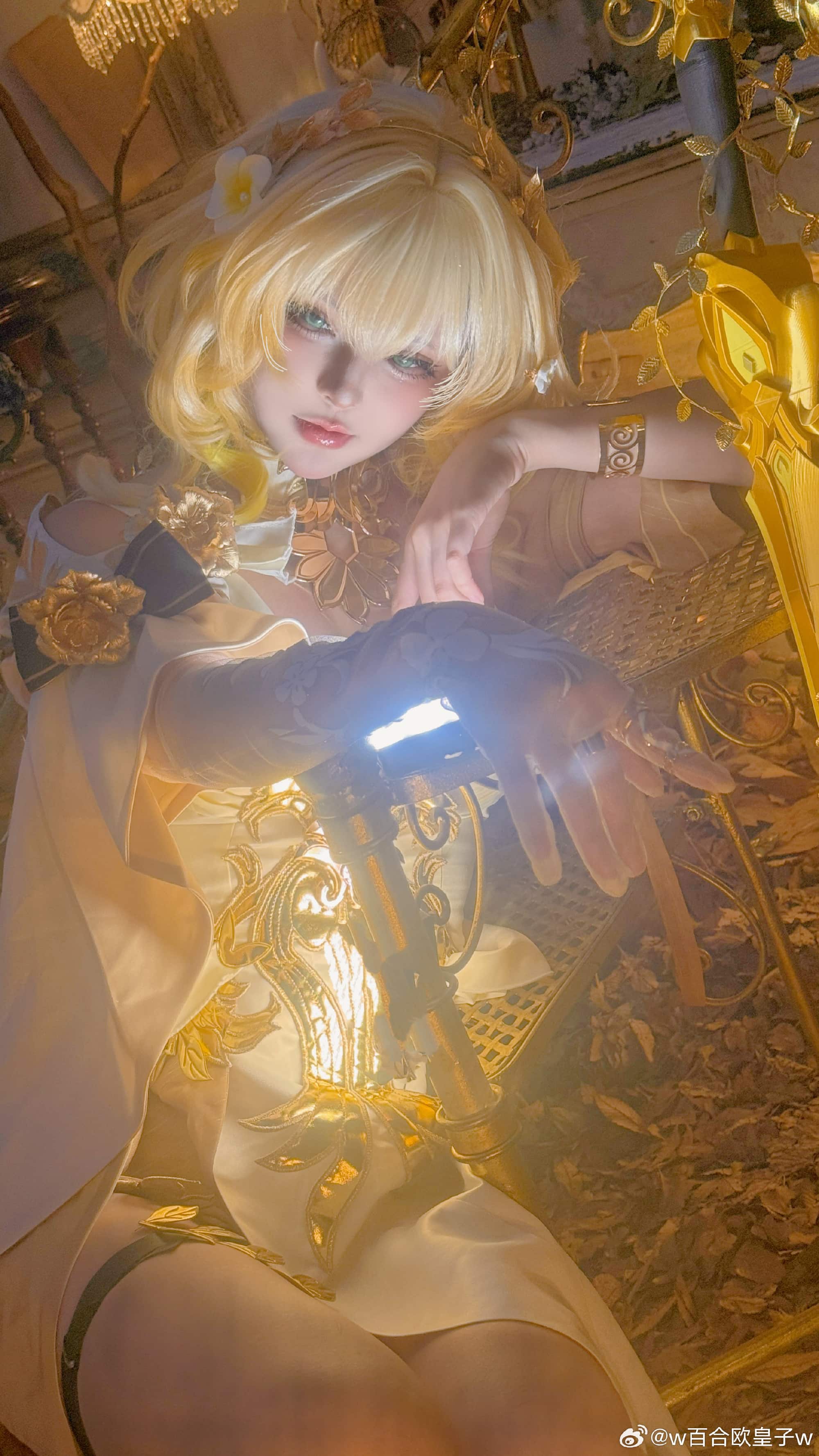 COSPLAY 崩坏：星穹铁道 阿格莱雅@w百合欧皇子w