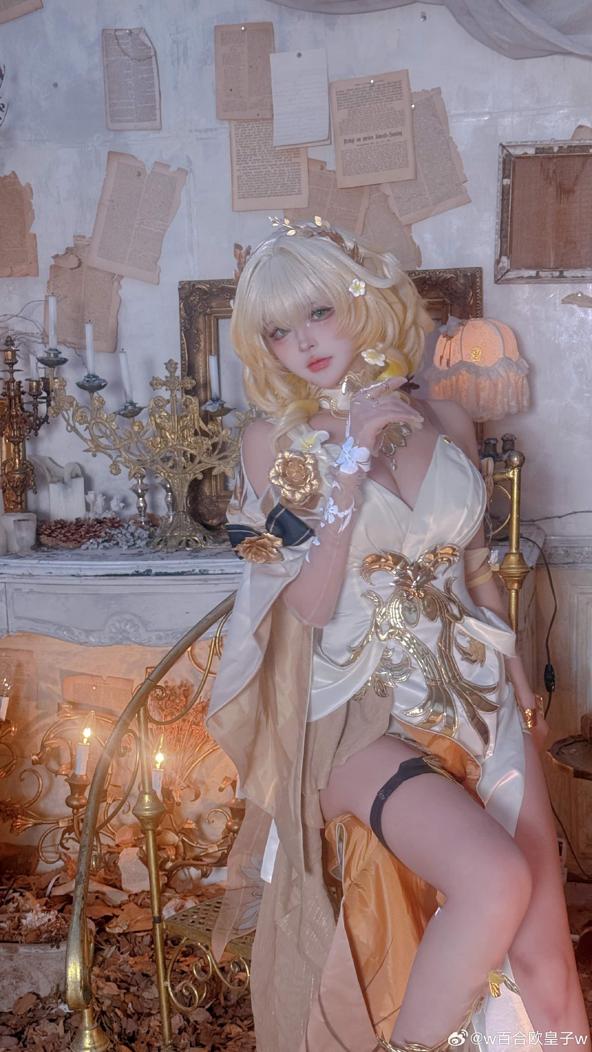 COSPLAY 崩坏：星穹铁道 阿格莱雅@w百合欧皇子w