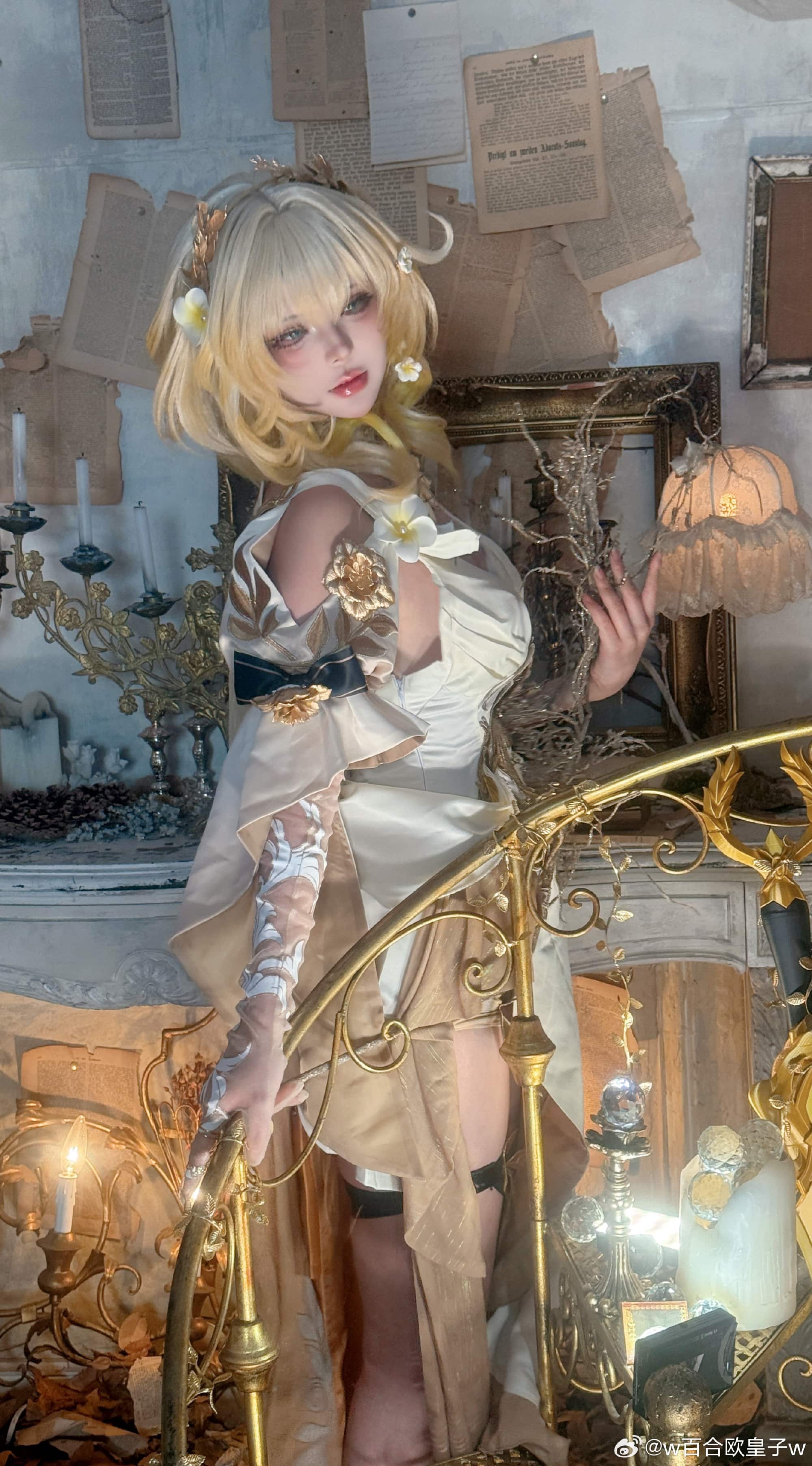 COSPLAY 崩坏：星穹铁道 阿格莱雅@w百合欧皇子w