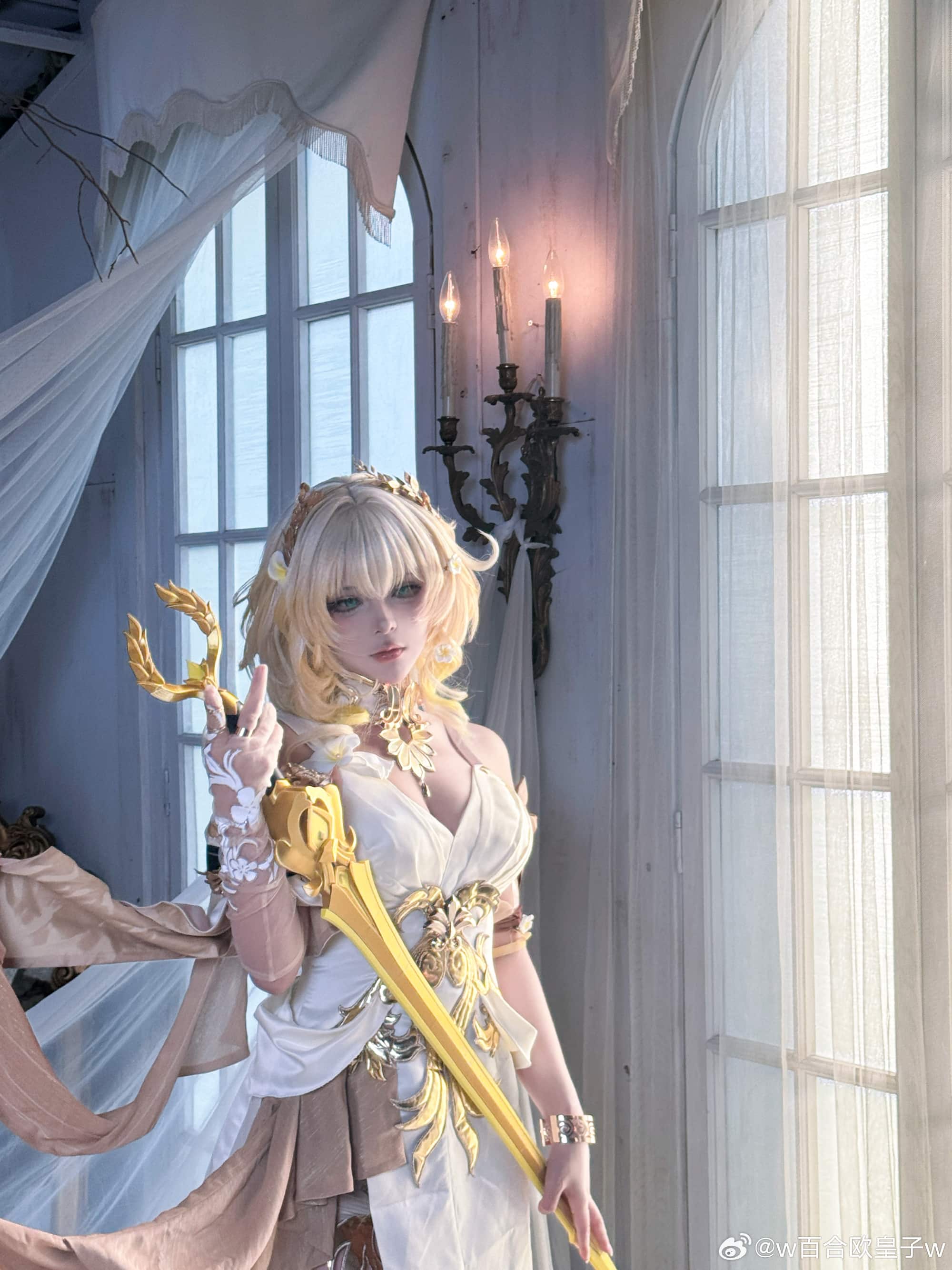 COSPLAY 崩坏：星穹铁道 阿格莱雅@w百合欧皇子w