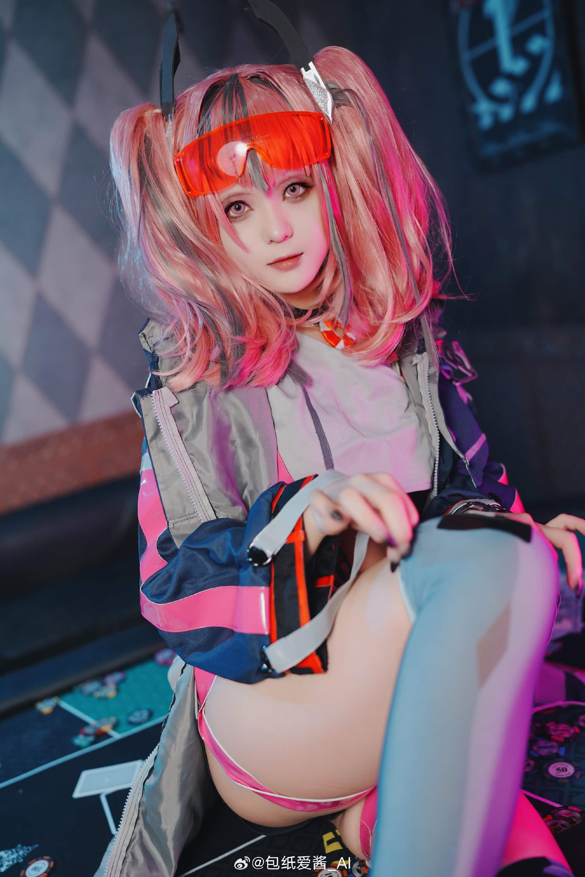 碧蓝航线布莱默顿原皮cos @包纸爱酱_AI