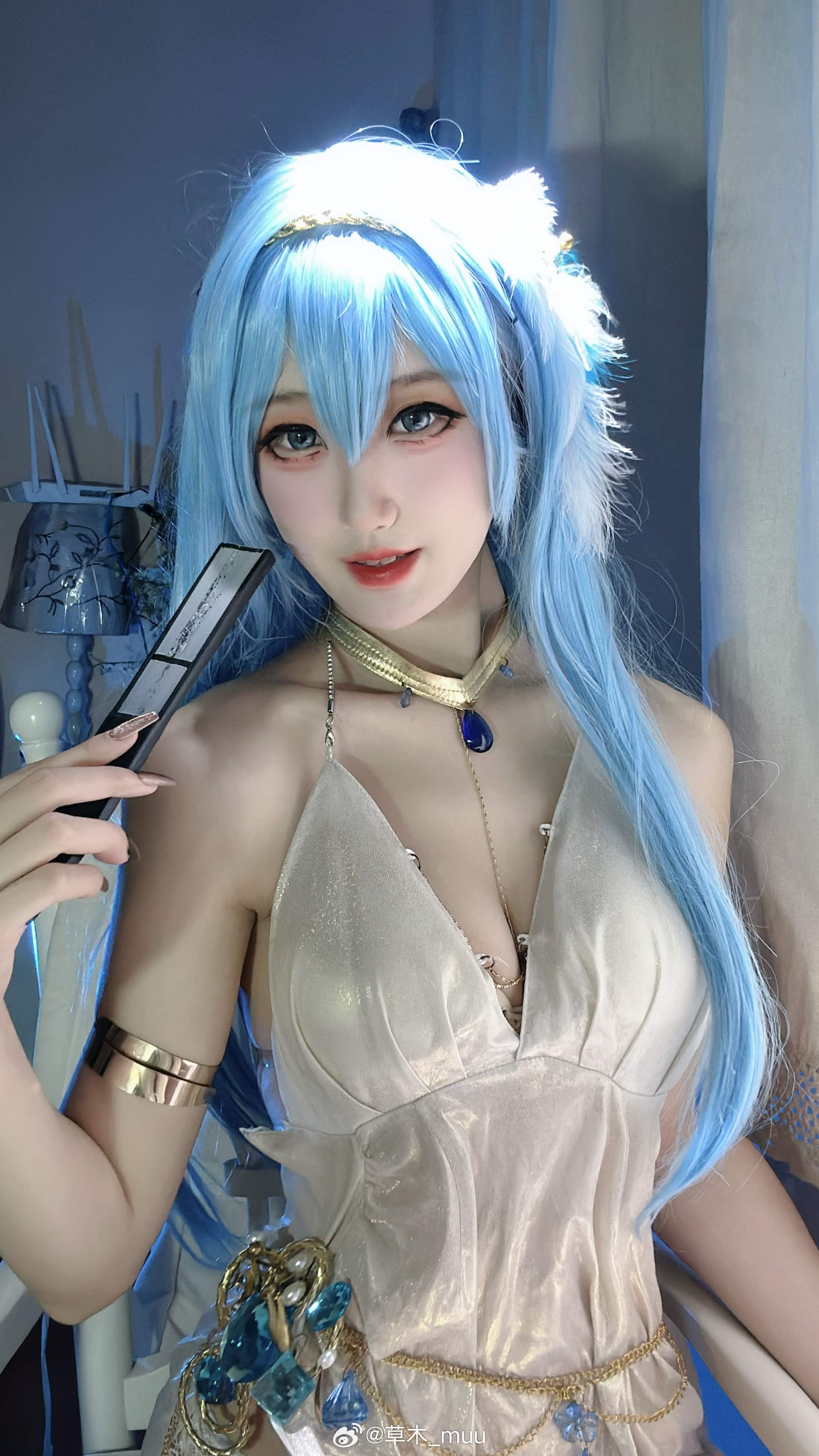 COSPLAY 碧蓝航线 海伦礼服 ​​​@草木_muu