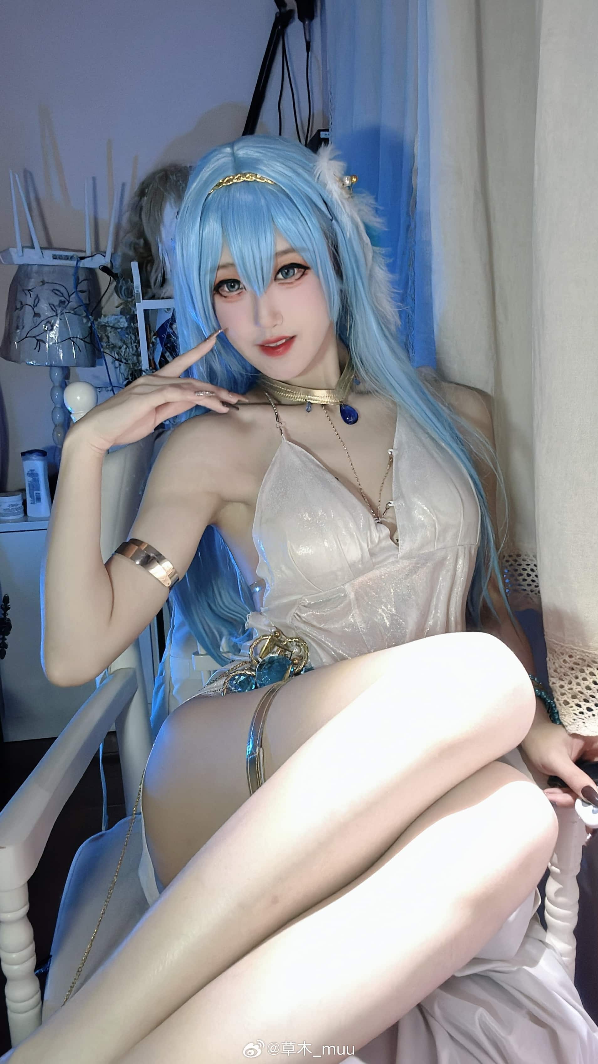 COSPLAY 碧蓝航线 海伦礼服 ​​​@草木_muu