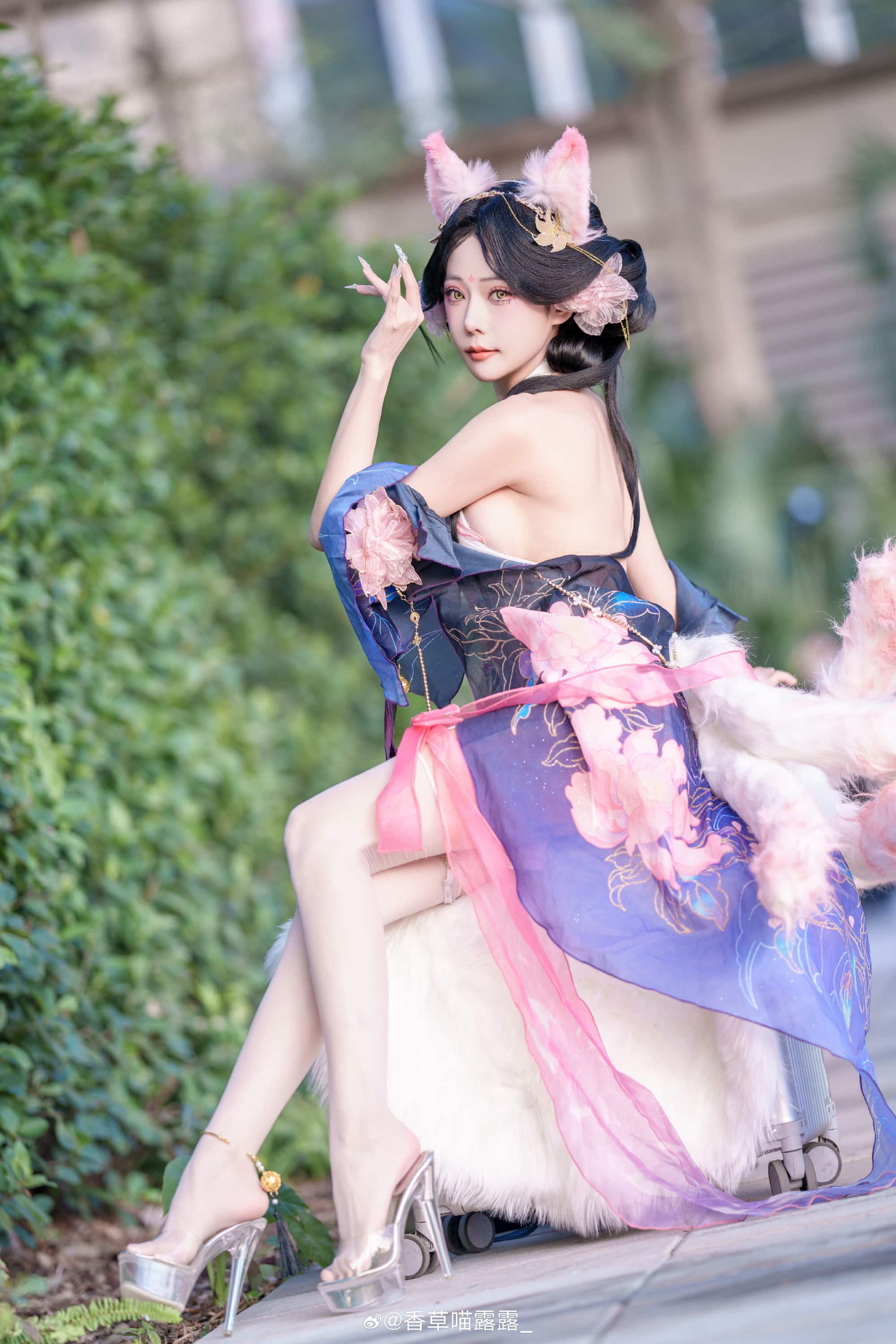 Cosplay 永劫无间 玉玲珑@香草喵露露_