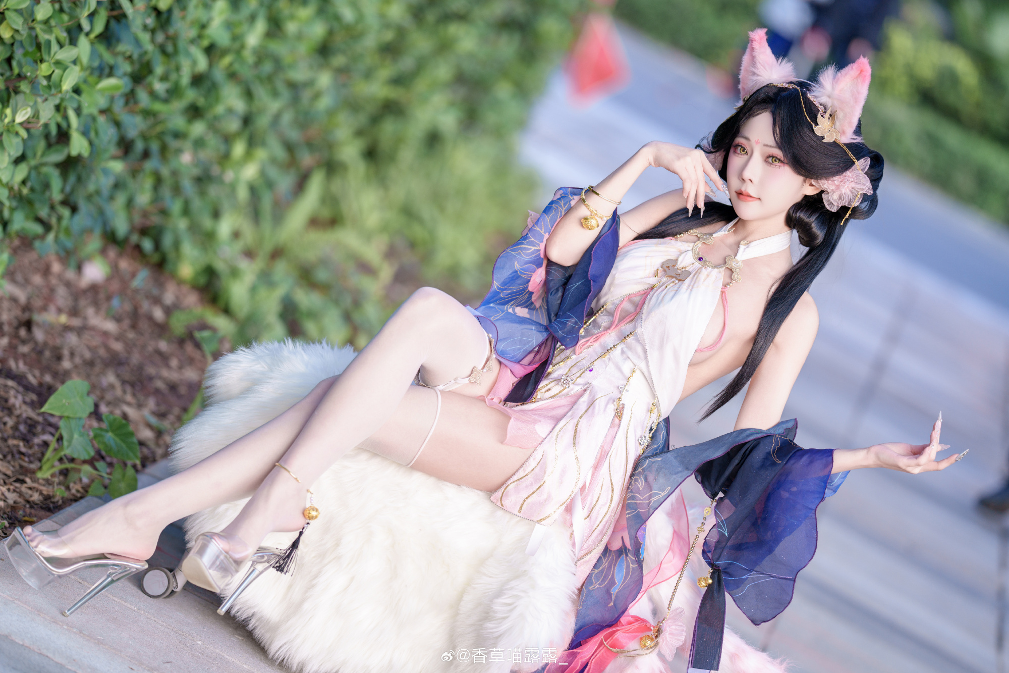 Cosplay 永劫无间 玉玲珑@香草喵露露_