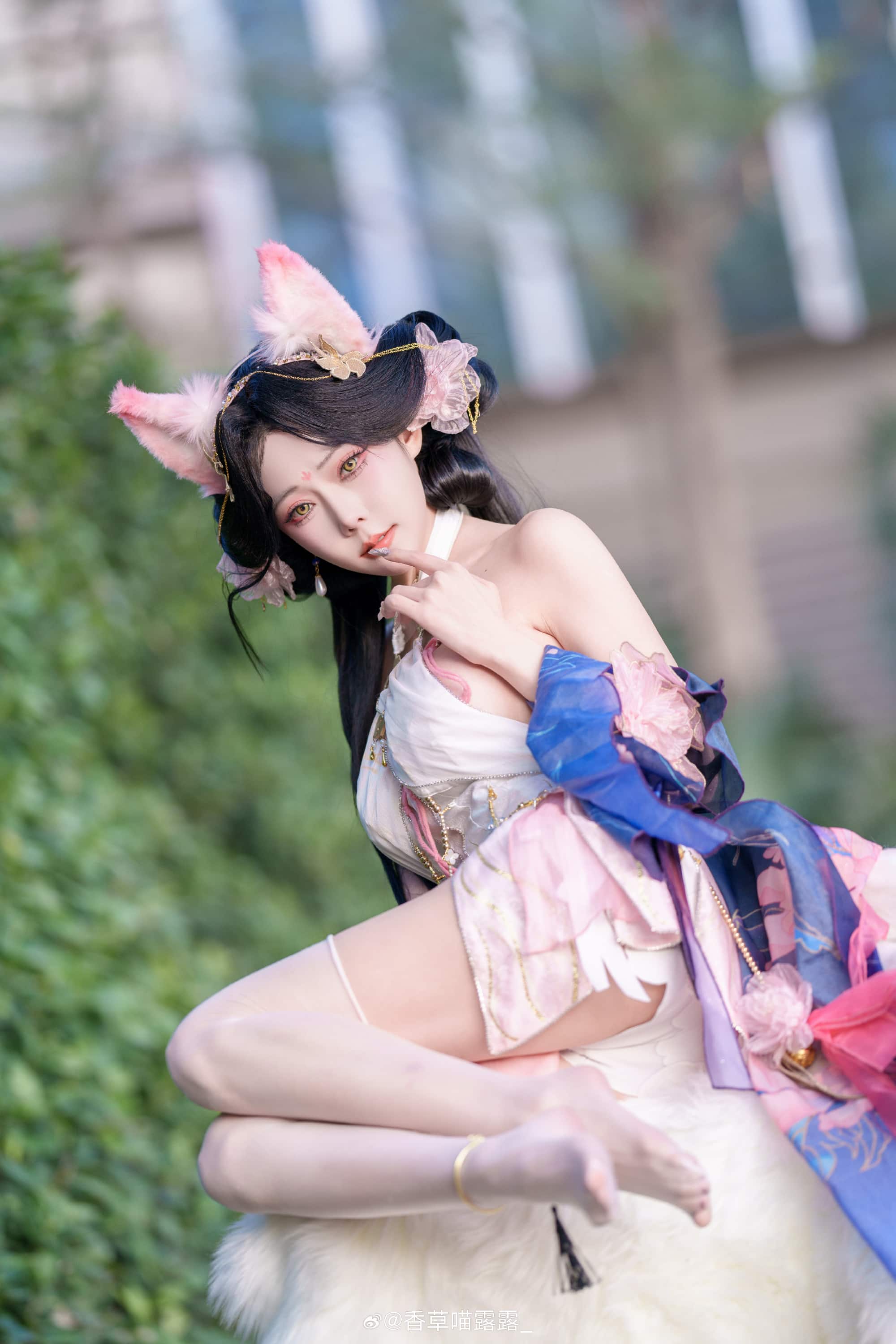 Cosplay 永劫无间 玉玲珑@香草喵露露_