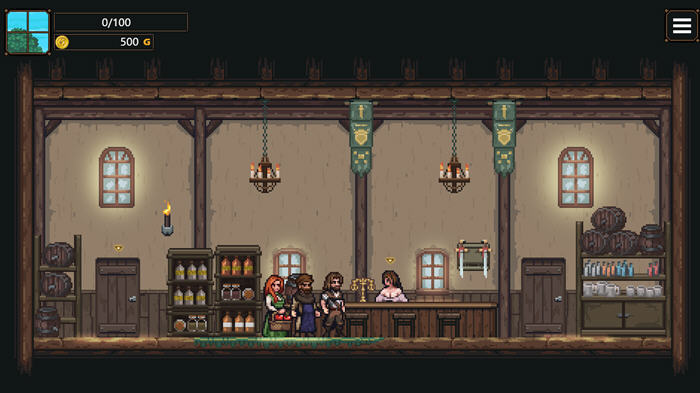 女店主的NTR AI汉化版 像素互动游戏