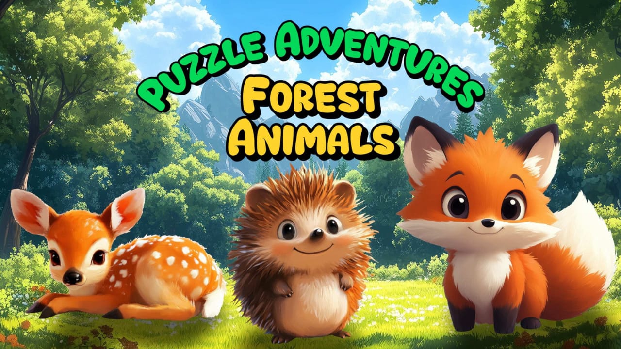 [Switch游戏] 拼图冒险 – 森林动物 Puzzle Adventures – Forest Animals