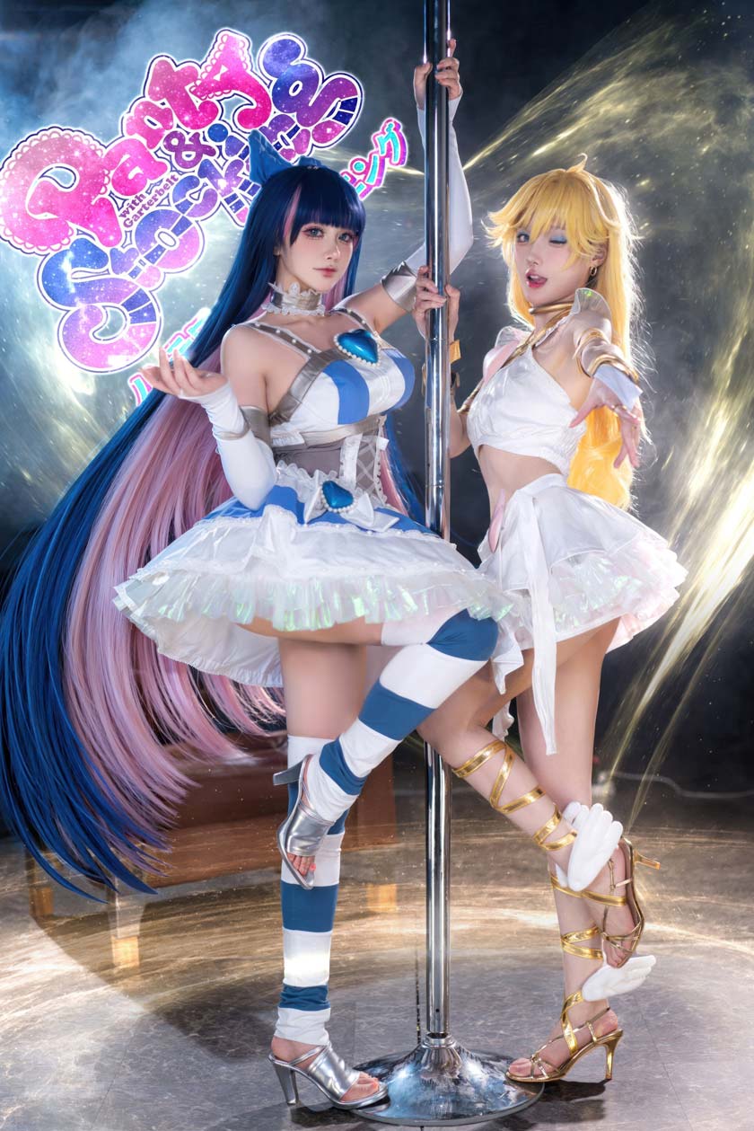 阿包也是兔娘&苏苏苏Sofia 吊带袜天使