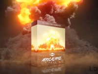 4K视频素材-150个世界末日灾难龙卷风海啸陨石爆炸视觉特效动画