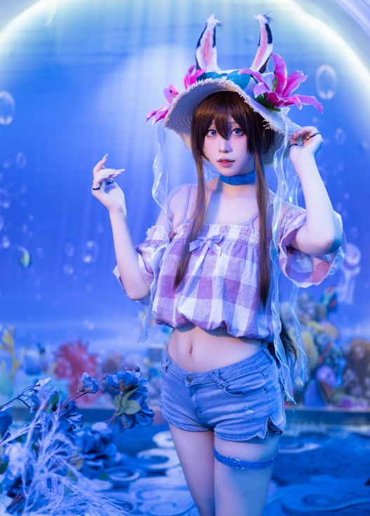 cosplay 还不能休息哦！博士！ 阿米娅 明日方舟@_橙橙子i