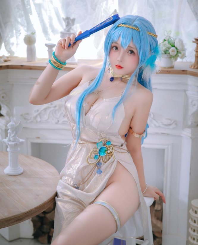 日奈娇 海伦礼服COS[46P-600MB]