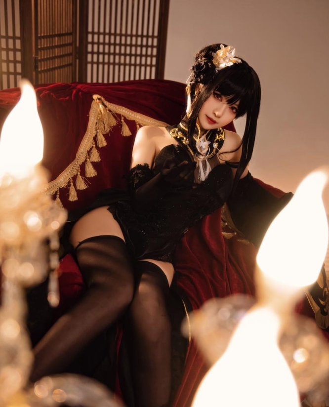 Shika小鹿鹿 碧蓝航线镇海 奇奢花苑