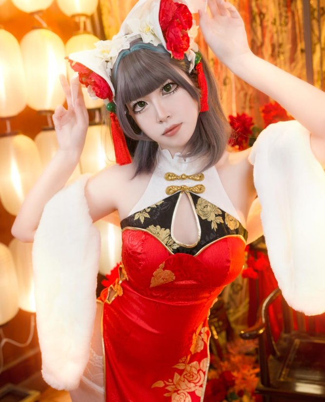 大米米球 柴郡猫猫COS