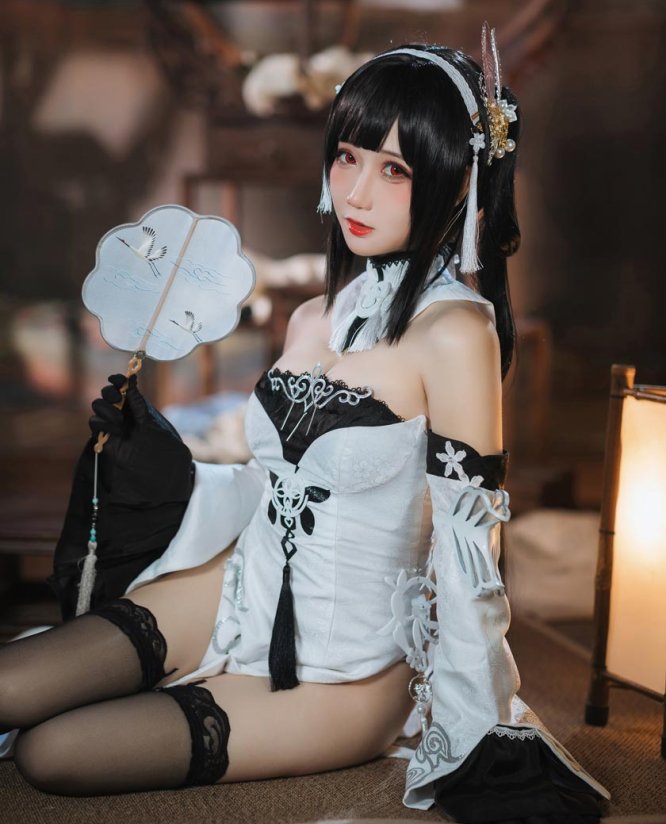 焖焖碳 碧蓝航线 鎮海 白黑礼服