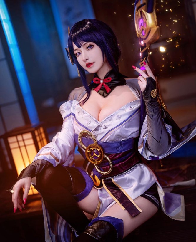 露兒大魔王 雷电将军COS