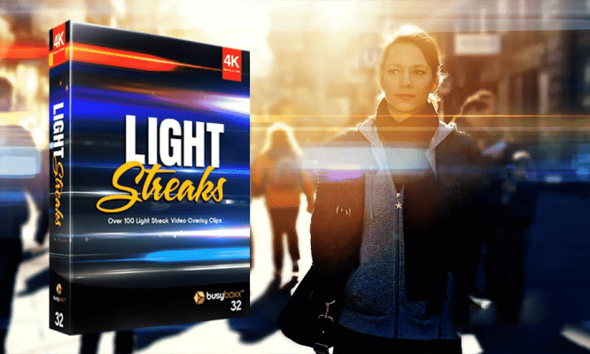 101组镜头光晕眩光滤镜条纹光效叠加动画4K分辨率视频素材 BBV32 – Light Streaks