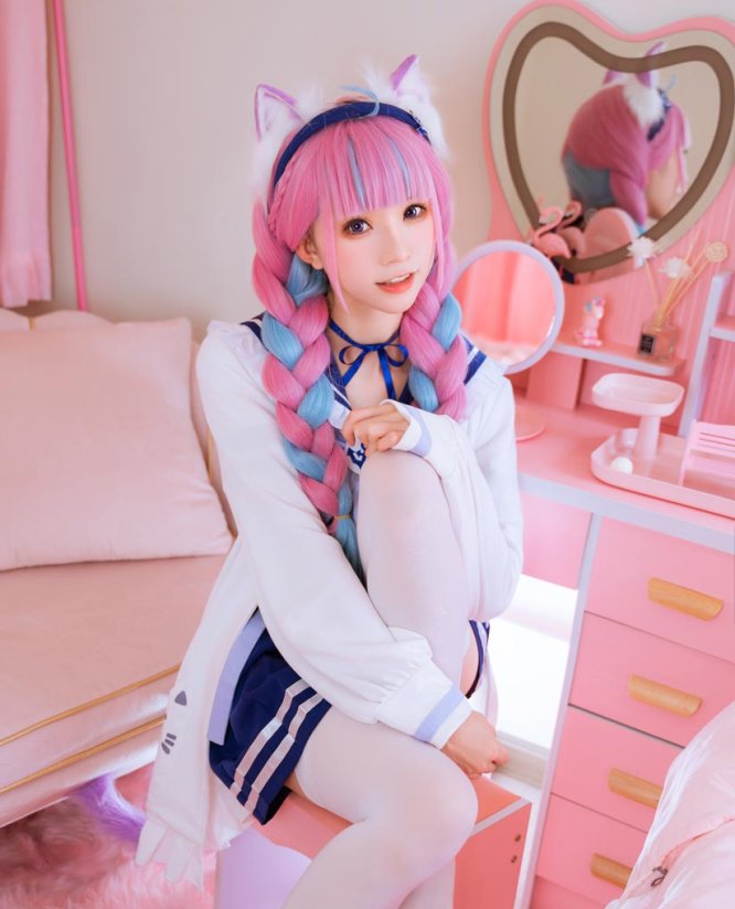 Kitaro_绮太郎 湊阿库娅COS