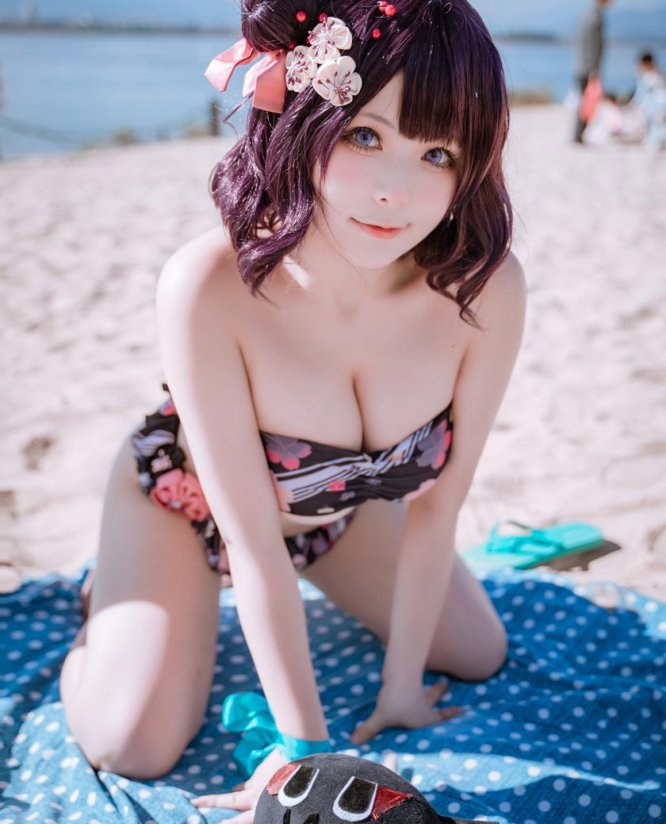 w百合欧皇子w 沙滩