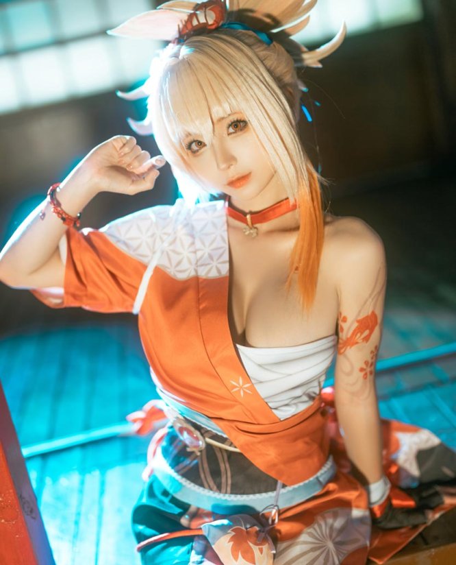 蠢沫沫 原神宵宫COS