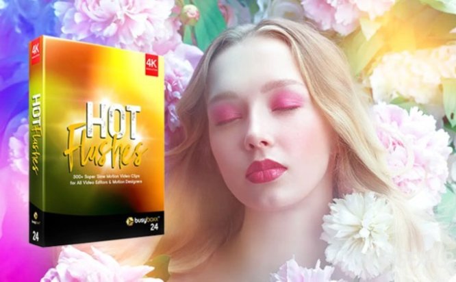 500组彩色闪烁镜头光效叠加特效与转场动画 V24: Hot Flashes