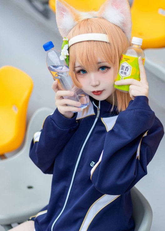 《蔚蓝档案》玛丽体操服cosplay