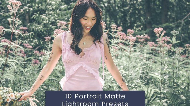 10 个肖像摄影哑光风格调色 Lightroom 预设 10 Portrait Matte Lightroom Presets