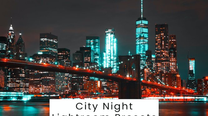 城市夜景大师级调色 Lightroom 预设 City Night Lightroom Presets
