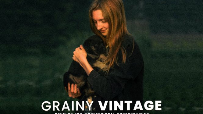 颗粒感复古照片效果LR预设 Grainy Vintage – Desktop and Mobile Presets
