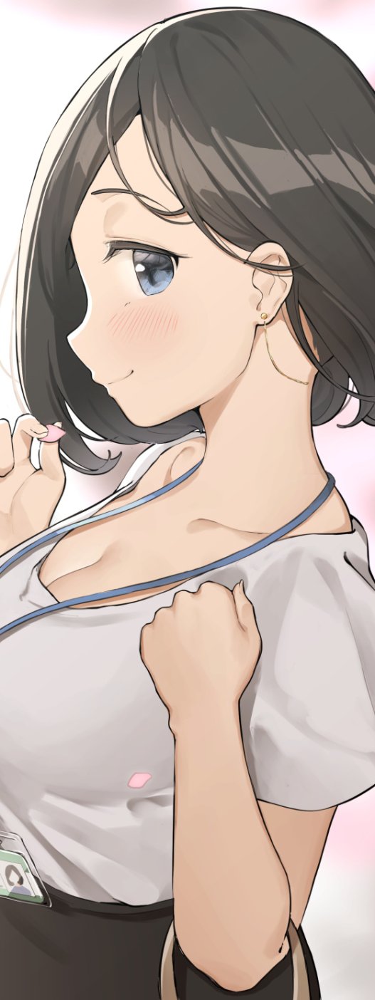 【P站画师】可爱的黑丝OL妹子!日本画师まほなの課的插画作品