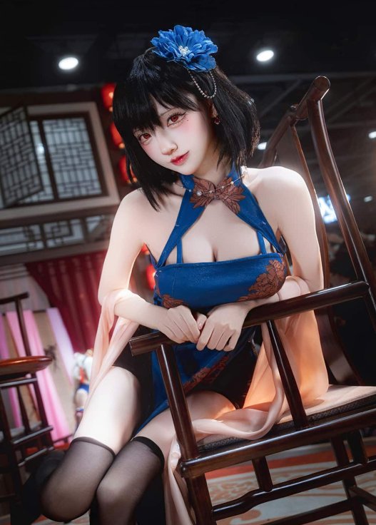 COSPLAY 你也不必好奇 好好的注视现在的我就行 碧蓝航线 建武@小正义Teioku