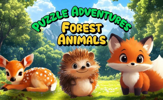 [Switch游戏] 拼图冒险 – 森林动物 Puzzle Adventures – Forest Animals